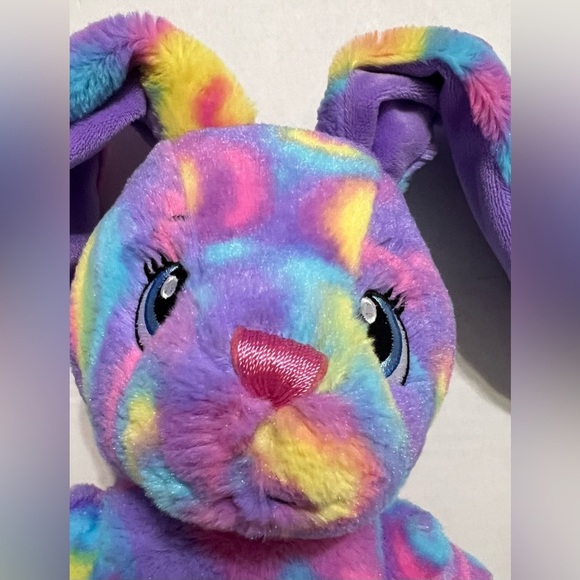 build-a-bear babw 16 Inch bunny tie-dye Purple - Picture 4 of 6